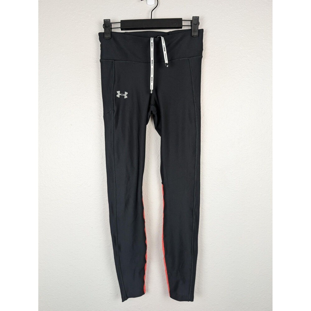 Under Armour Leggings Womens‎ Small HeatGear Compression Pants Zip Pocket
